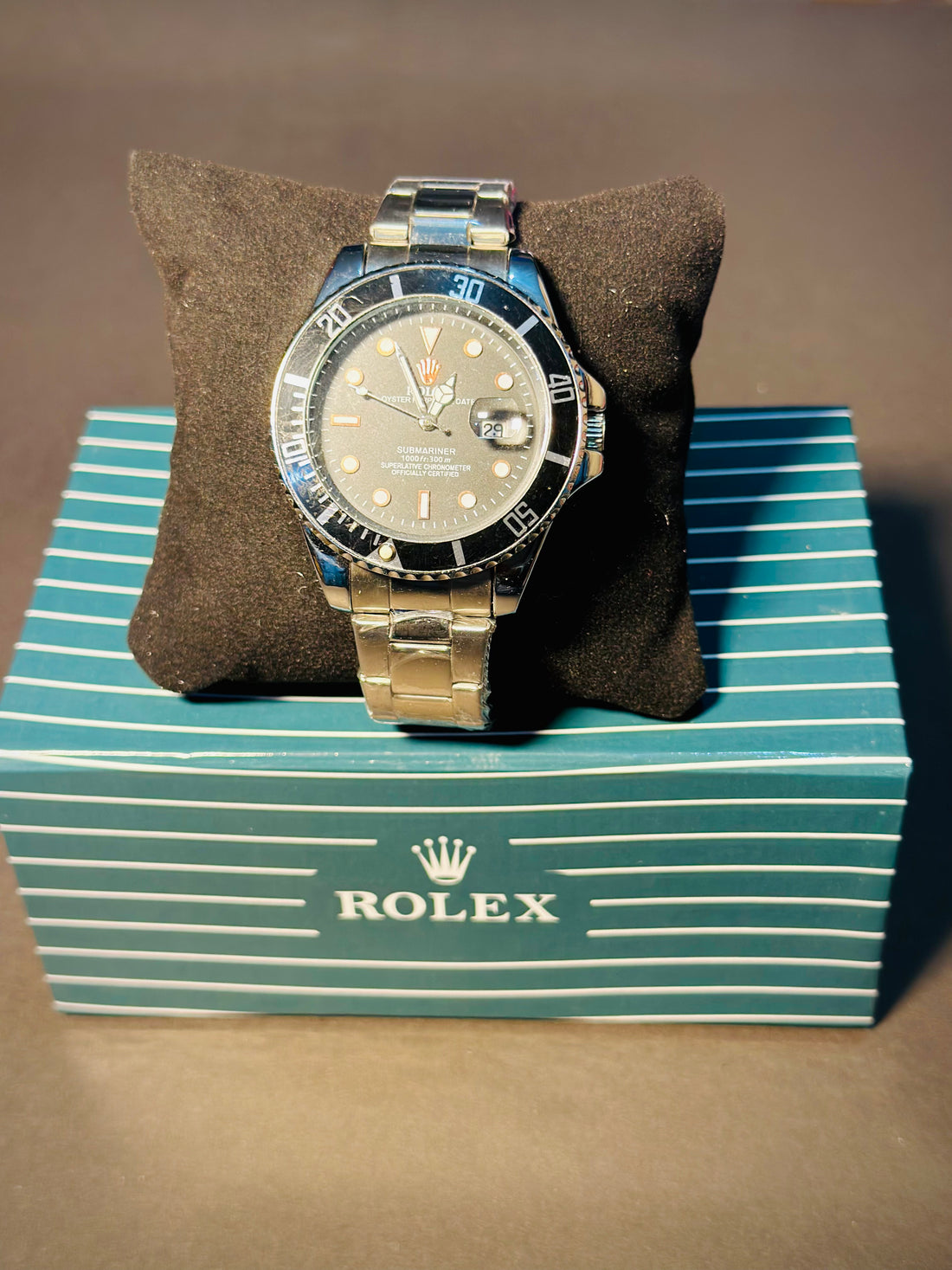 Men's Rolex-Style Rotating Bezel Watch